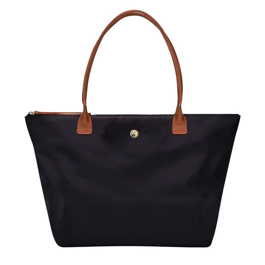 Women’s Designer Tote Bag – Large Lightweight Nylon Shoulder Travel Handbag