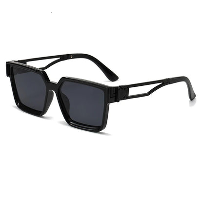 Retro Millionaire Vintage Square Sunglasses – Men & Women Fashion Glasses