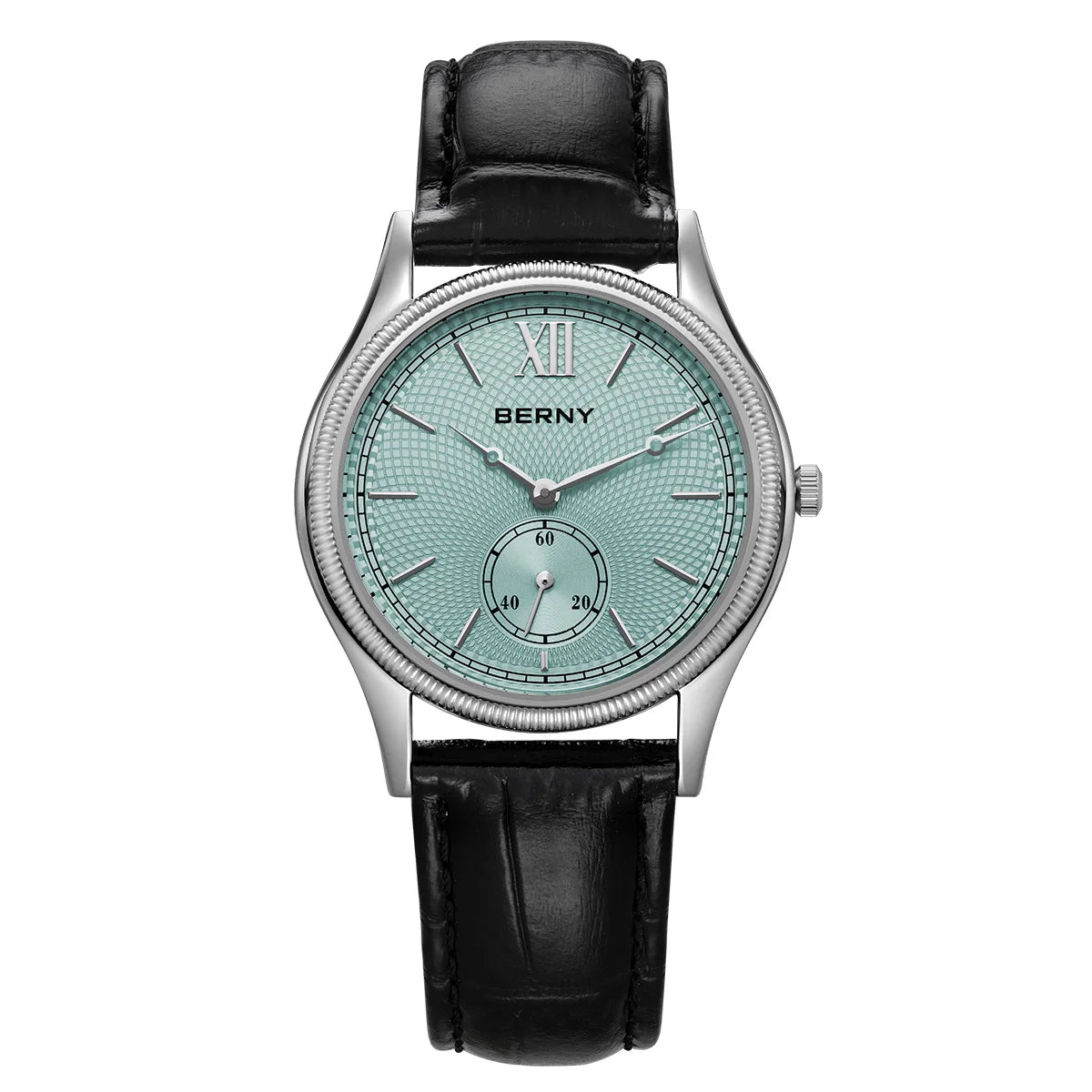 Classic Ultra-Thin Dress Wristwatch with Leather Strap
